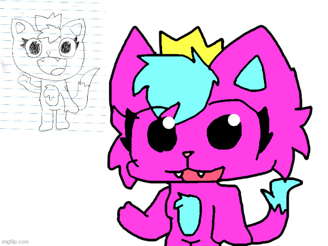 redrew beta kitty | made w/ Imgflip meme maker
