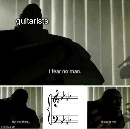 I fear no man | guitarists | image tagged in i fear no man | made w/ Imgflip meme maker