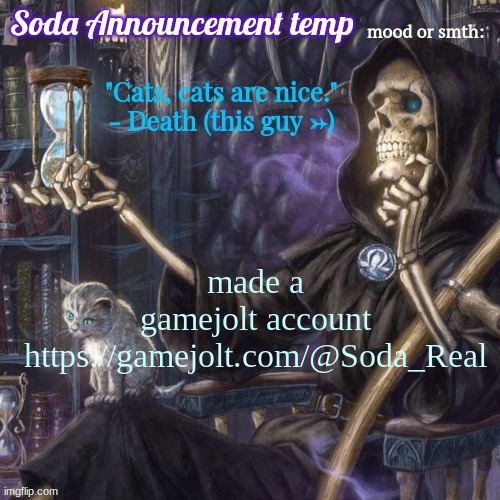 funny bone man temp | made a gamejolt account
https://gamejolt.com/@Soda_Real | image tagged in funny bone man temp | made w/ Imgflip meme maker