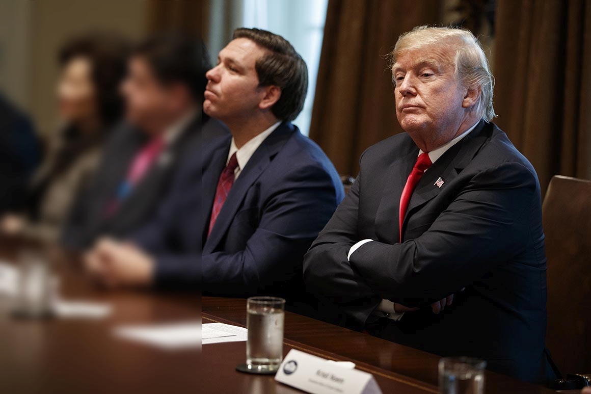 High Quality DeSantis, Trump - Misery Loves Company and Hatred is More Fun Blank Meme Template