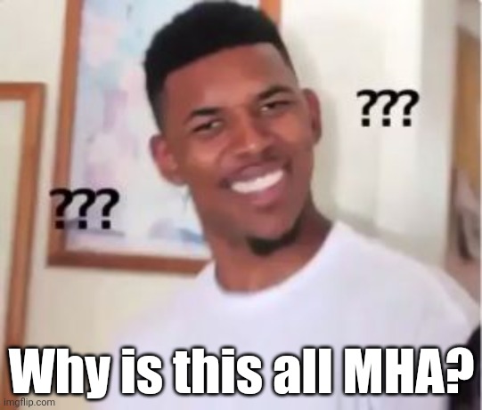 Nick Young | Why is this all MHA? | image tagged in nick young | made w/ Imgflip meme maker