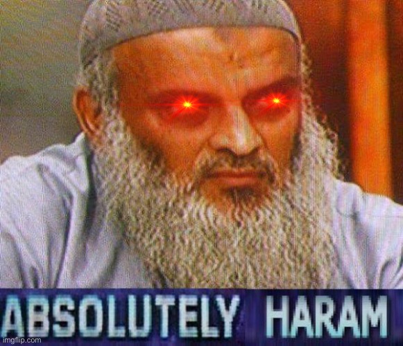 absolutely haram | image tagged in absolutely haram | made w/ Imgflip meme maker