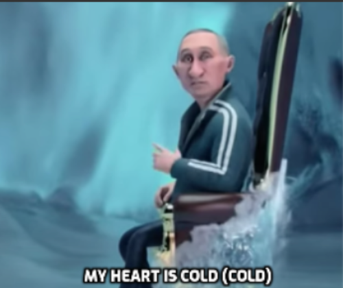 High Quality my heart is cold Blank Meme Template