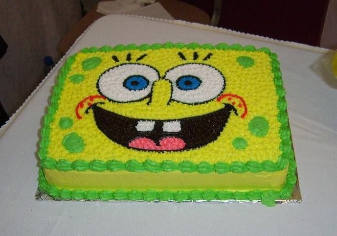 Spongebob Cake 2 Blank Meme Template