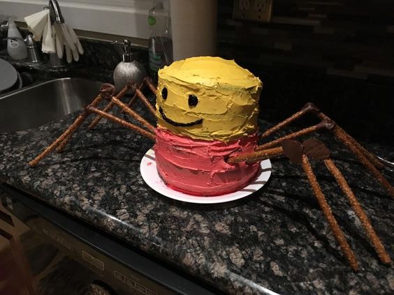 High Quality Despacito Spider Cake Blank Meme Template