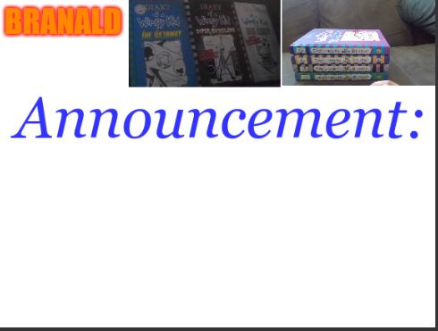 Branald Announcement Temp Blank Meme Template