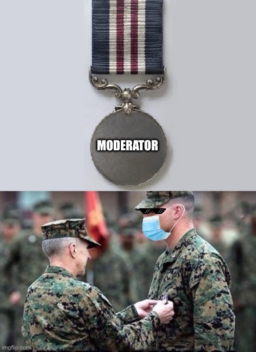 Just got promoted to moderator! Less gooooooo!! | MODERATOR | image tagged in soldier promotion,anti furry,promotion,yay | made w/ Imgflip meme maker