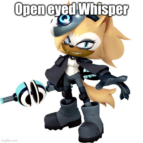 Open eyed Whisper | made w/ Imgflip meme maker