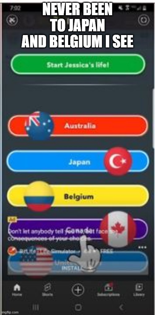 Flag Me | NEVER BEEN TO JAPAN AND BELGIUM I SEE | image tagged in you had one job | made w/ Imgflip meme maker