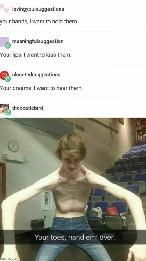 Classic Tumblr moment | image tagged in tumblr,cursed,comments,memes | made w/ Imgflip meme maker