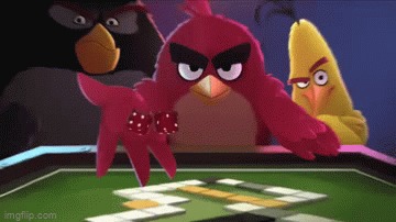 angry birds dice roLL Blank Meme Template