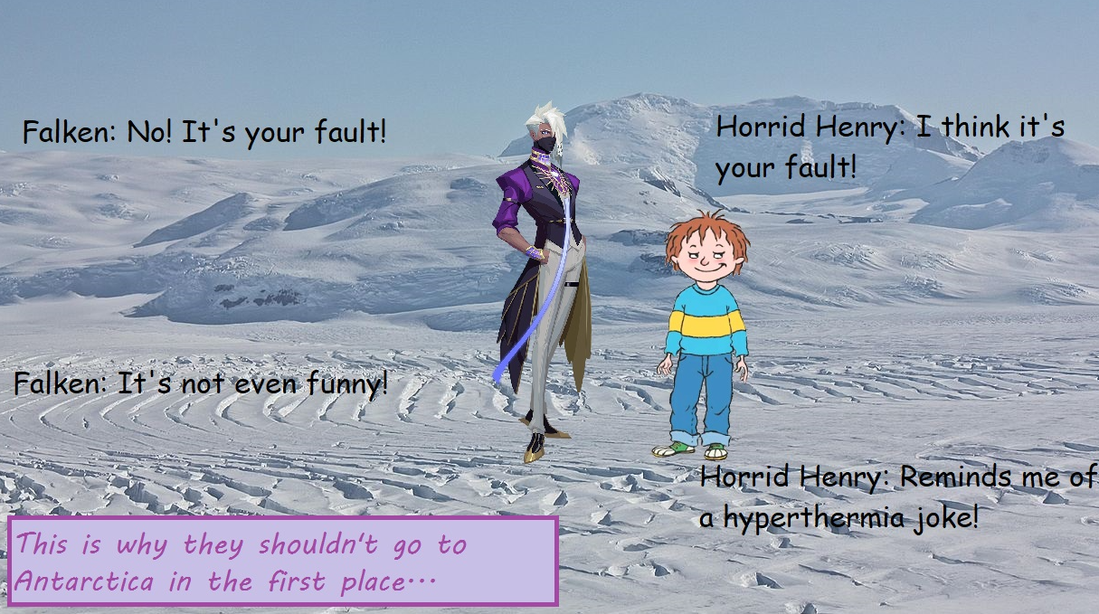 High Quality Argument in Antarctica Blank Meme Template