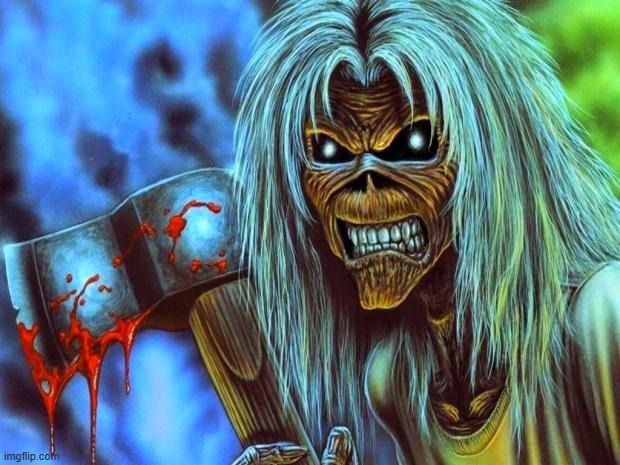 Iron Maiden Eddie | image tagged in iron maiden eddie | made w/ Imgflip meme maker