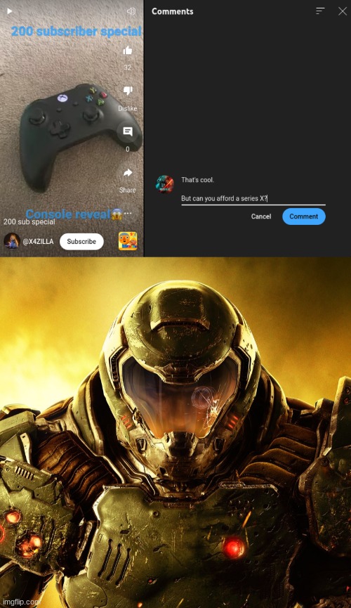 image tagged in doom slayer | made w/ Imgflip meme maker