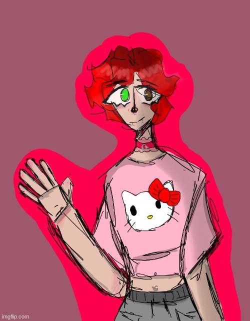 human cherry | image tagged in drawing | made w/ Imgflip meme maker
