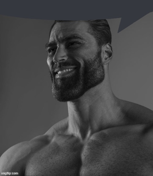 Giga Chad | image tagged in giga chad | made w/ Imgflip meme maker