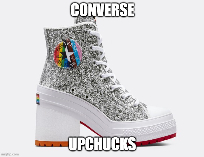 Converse | CONVERSE; UPCHUCKS | image tagged in converse,pride,pride month | made w/ Imgflip meme maker