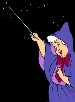 Fairy godmother with background Blank Meme Template