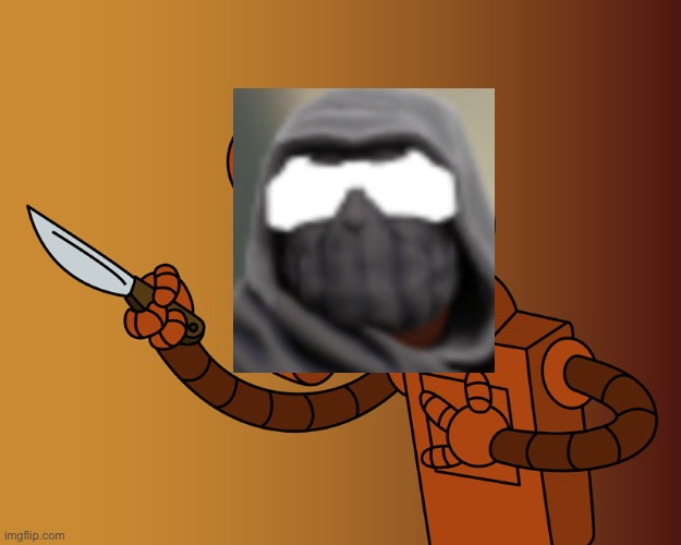 Roberto Stabby Futurama | image tagged in roberto stabby futurama | made w/ Imgflip meme maker