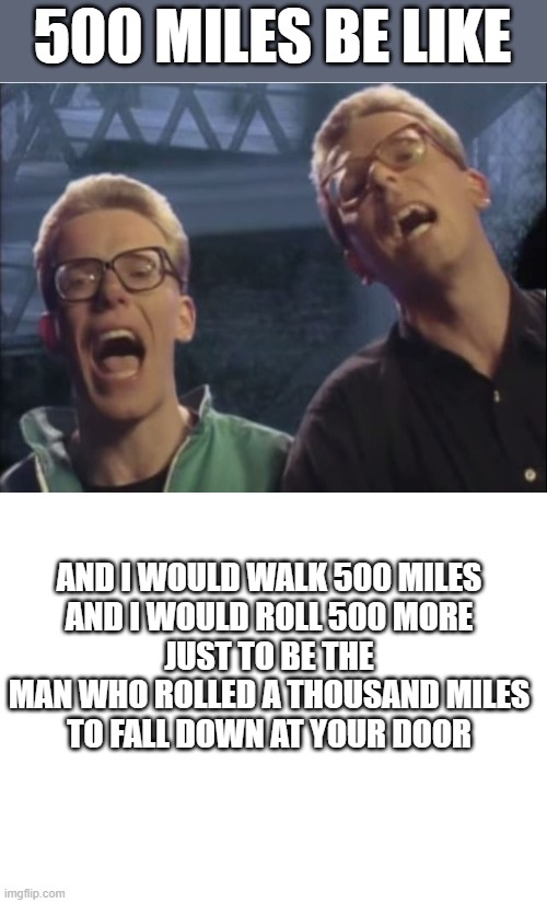 Image Tagged In Proclaimers blank White Template Imgflip