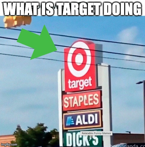 What is Target doing | WHAT IS TARGET DOING | image tagged in funny memes,target,dicks,lmao | made w/ Imgflip meme maker