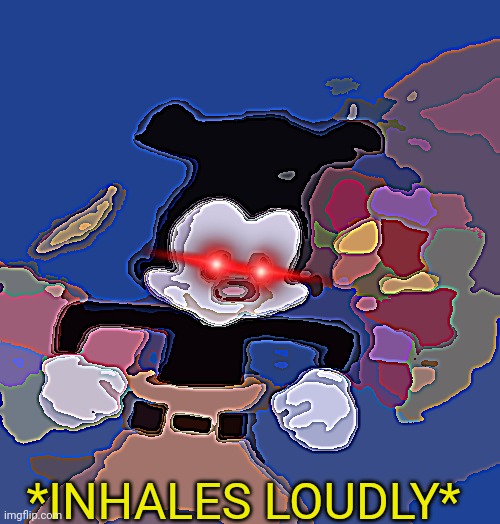 INHALES | *INHALES LOUDLY* | image tagged in yakko,inhales,yakko inhale,yakko's world,nani | made w/ Imgflip meme maker