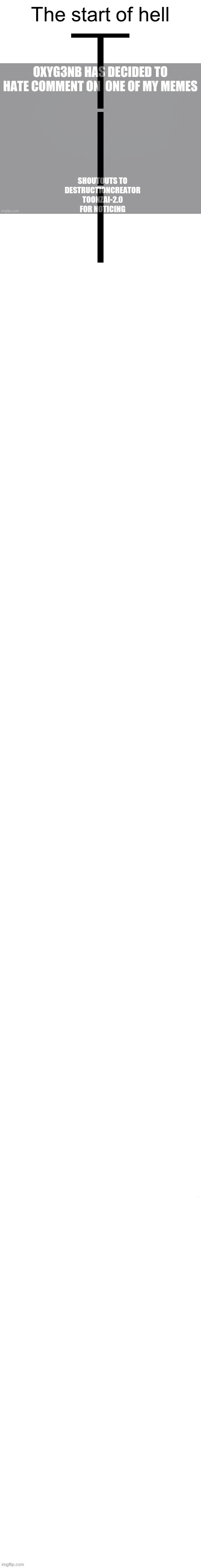 cool | The start of hell | made w/ Imgflip meme maker