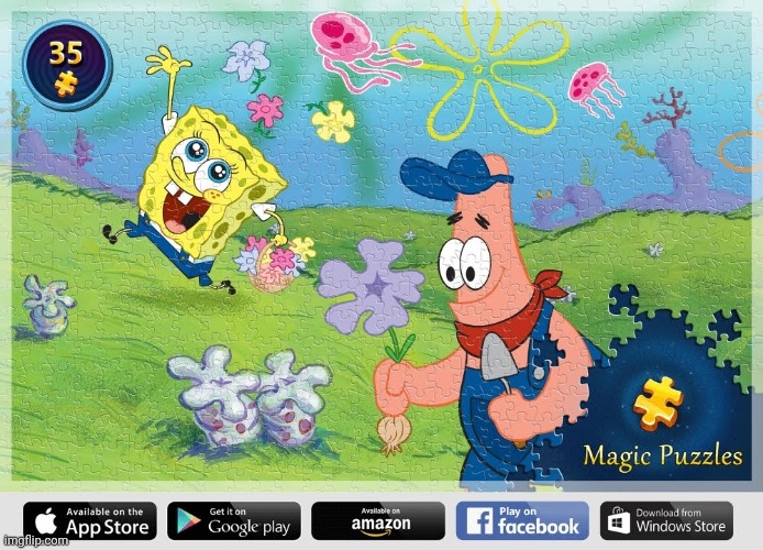 It it's Spring 2021 Spongebob? | image tagged in spring,2021,magic jigsaw puzzles,jigsaw puzzle,spongebob squarepants,zimad | made w/ Imgflip meme maker