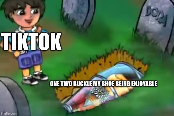 they ruined the shit out of it | TIKTOK; ONE TWO BUCKLE MY SHOE BEING ENJOYABLE | image tagged in so true memes,true story | made w/ Imgflip meme maker