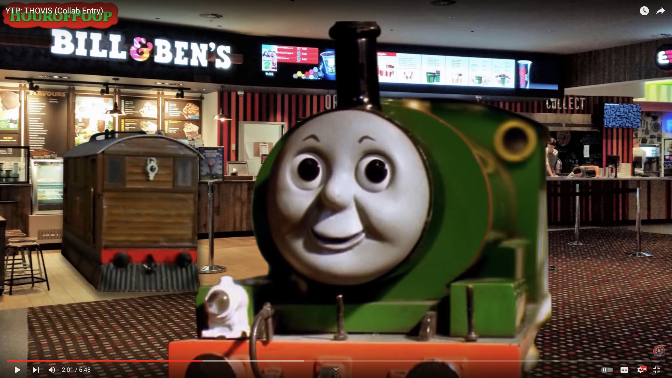 High Quality percy and toby at the movies Blank Meme Template