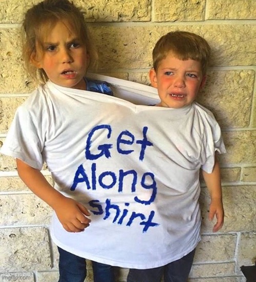 Get Along Shirt | image tagged in get along shirt | made w/ Imgflip meme maker