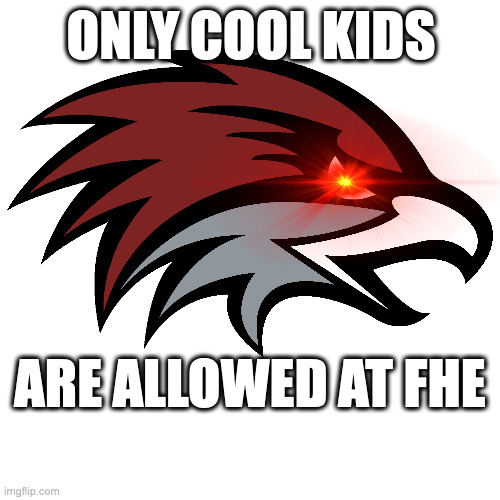 ONLY COOL KIDS; ARE ALLOWED AT FHE | made w/ Imgflip meme maker