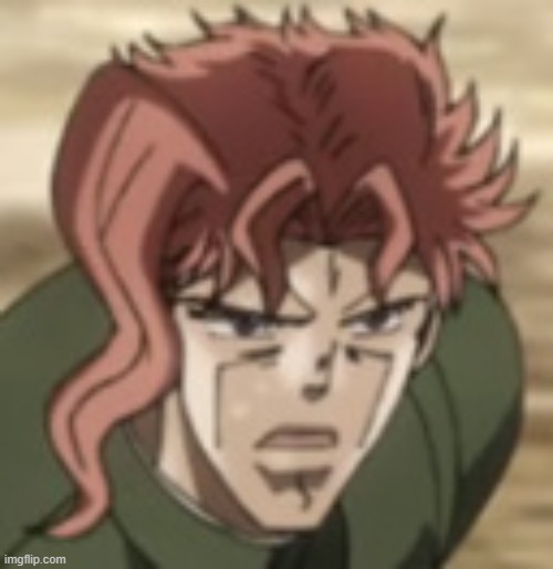 confused Kakyoin | image tagged in confused kakyoin | made w/ Imgflip meme maker