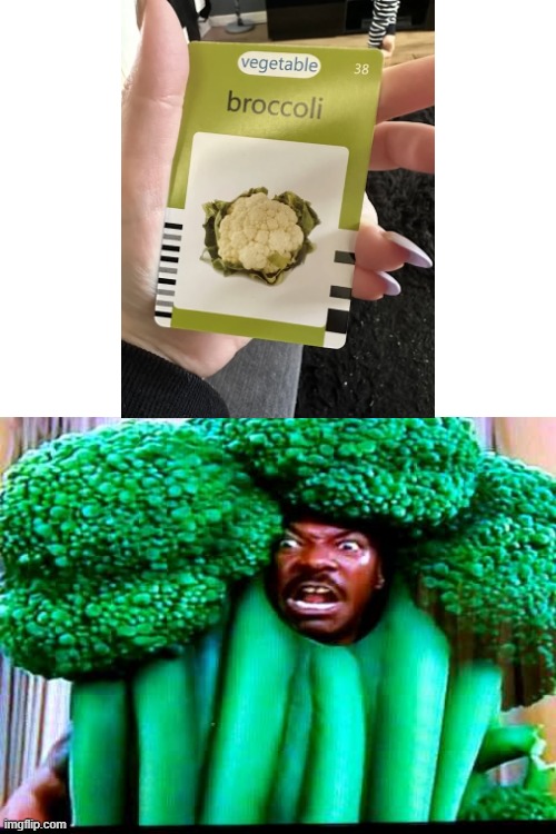 Eddie Murphy Broccoli | image tagged in eddie murphy broccoli,card,broccoli,cauliflower | made w/ Imgflip meme maker