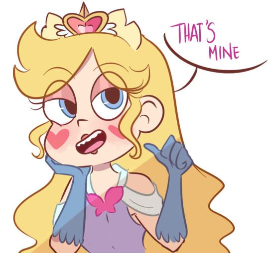 Star Butterfly "That's mine" Blank Meme Template