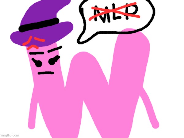 Charlie and the Alphabet Letter W hates MLP | image tagged in w,charlie and the alphabet,babytv | made w/ Imgflip meme maker