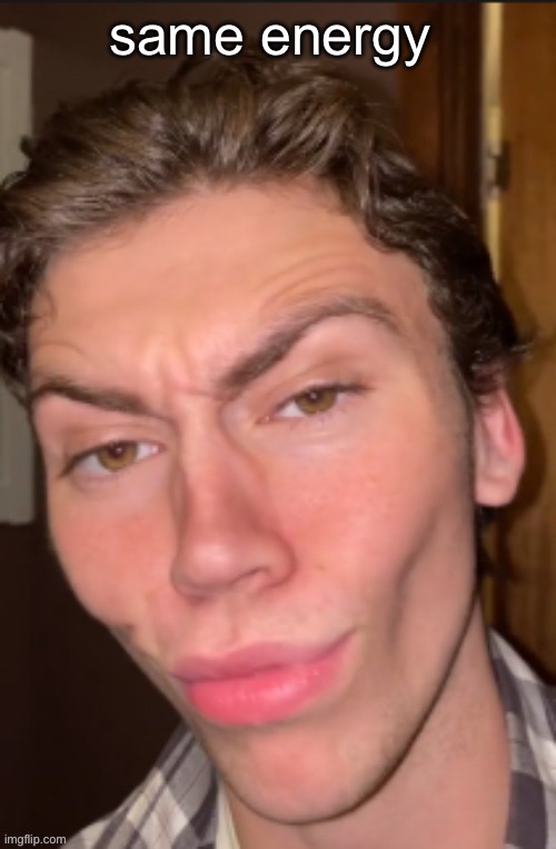 face rev | same energy | image tagged in face rev | made w/ Imgflip meme maker