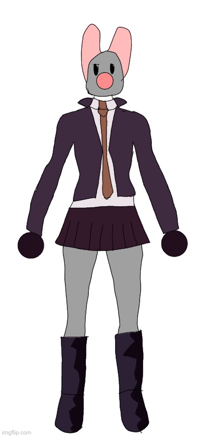 As a little bit of training if we ever did Imgflipronpa, here's Paperat with Kyoko's clothes. | made w/ Imgflip meme maker