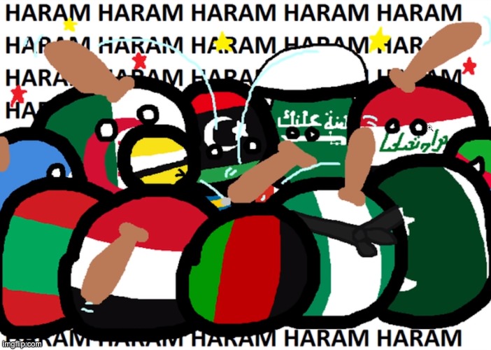 @above | image tagged in countryballs haram | made w/ Imgflip meme maker