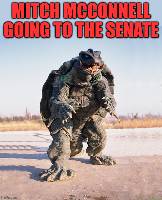 MITCH MCCONNELL GOING TO THE SENATE | image tagged in politics | made w/ Imgflip meme maker