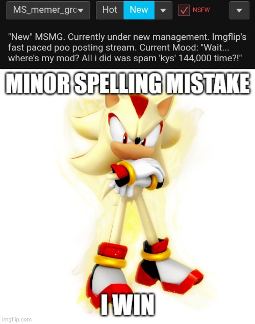 *times | image tagged in minor spelling mistake hd | made w/ Imgflip meme maker