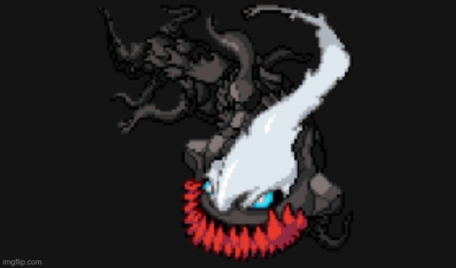 Darkreelix | image tagged in pokemon fusion,boss | made w/ Imgflip meme maker