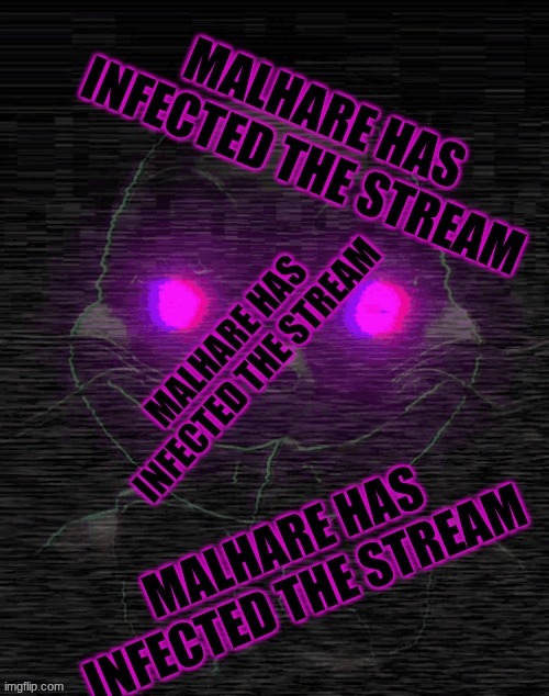 repost | image tagged in virus,glicthtrap,malhare,fnaf | made w/ Imgflip meme maker