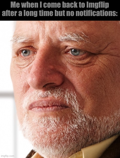Disappointing Disappointed Disappointment | Me when I come back to Imgflip after a long time but no notifications: | image tagged in dissapointment | made w/ Imgflip meme maker