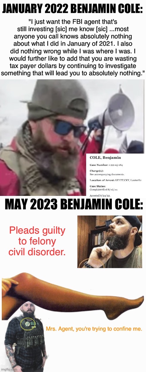 Come, Benjamin | image tagged in domestic terrorist,tease,poetic justice | made w/ Imgflip meme maker