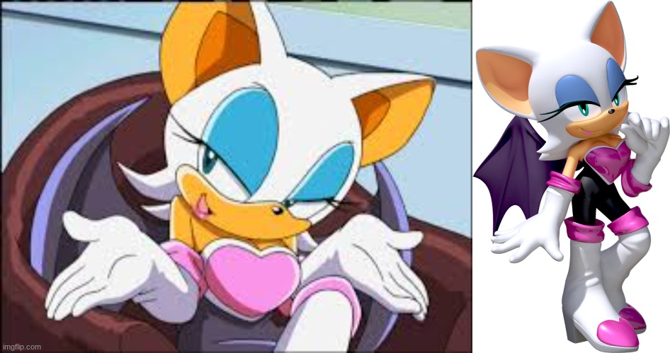 image tagged in rouge the bat,rouge the bat render | made w/ Imgflip meme maker