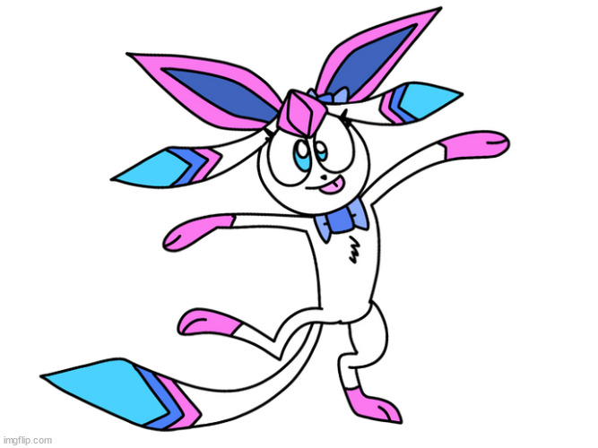 silly sylceon drawn by PT | image tagged in silly sylceon drawn by pt | made w/ Imgflip meme maker