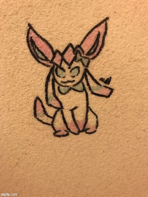 sylceon drawn by acid | image tagged in sylceon drawn by acid | made w/ Imgflip meme maker