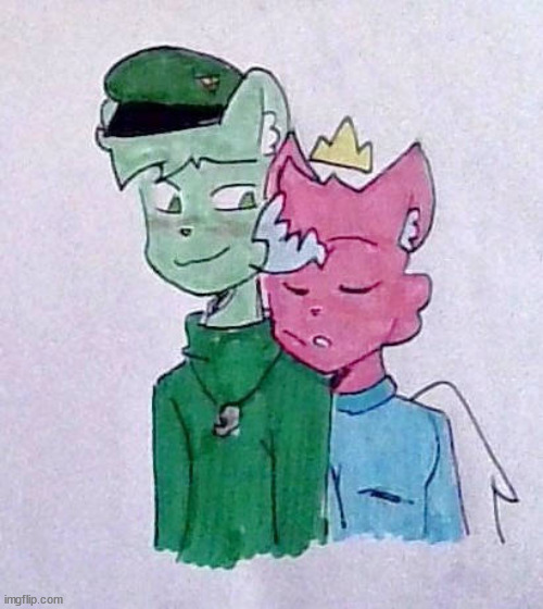 flippy x kitty drawn by kit cat | image tagged in flippy x kitty drawn by kit cat | made w/ Imgflip meme maker