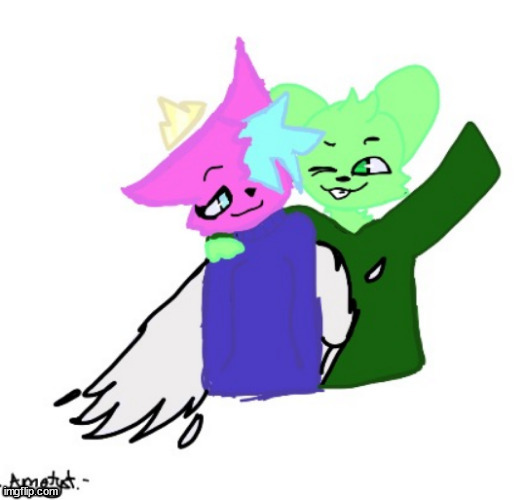 flippy x kitty drawn by -.Amethyst.- | image tagged in flippy x kitty drawn by - amethyst - | made w/ Imgflip meme maker